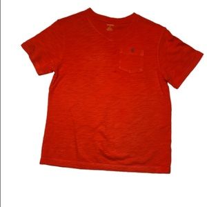 Gymboree v neck T-shirt in burnt orange